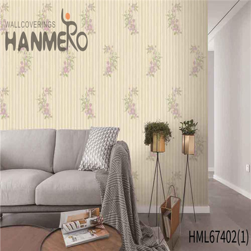 HANMERO PVC New Design Flowers Deep Embossed Pastoral 0.53*10M House home furnishing wallpaper