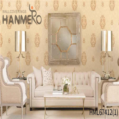 HANMERO House New Design Flowers Deep Embossed Pastoral PVC 0.53*10M at home wallpaper
