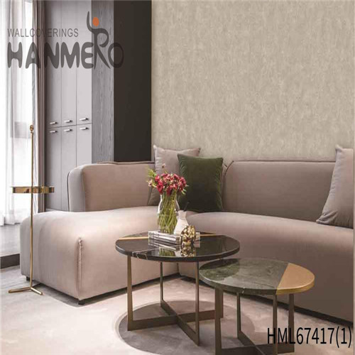 HANMERO PVC New Design Flowers House Pastoral Deep Embossed 0.53*10M wallpaper design for room