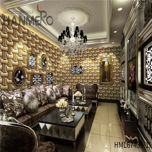 HANMERO PVC Strippable Geometric Technology Classic Saloon 0.53*10M wallpaper store