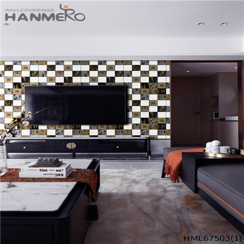 HANMERO PVC Strippable Geometric Saloon Classic Technology 0.53*10M wallpapwe