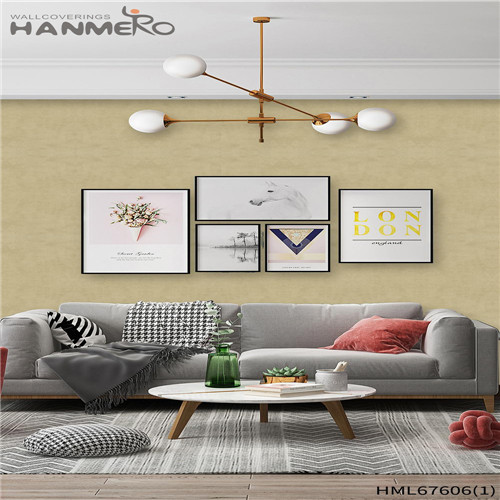 HANMERO PVC Simple Solid Color purchase wallpaper Modern Kids Room 0.53M Technology
