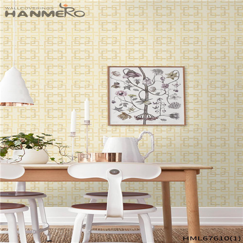 HANMERO PVC Simple Solid Color Technology imperial wallpaper Kids Room 0.53M Modern