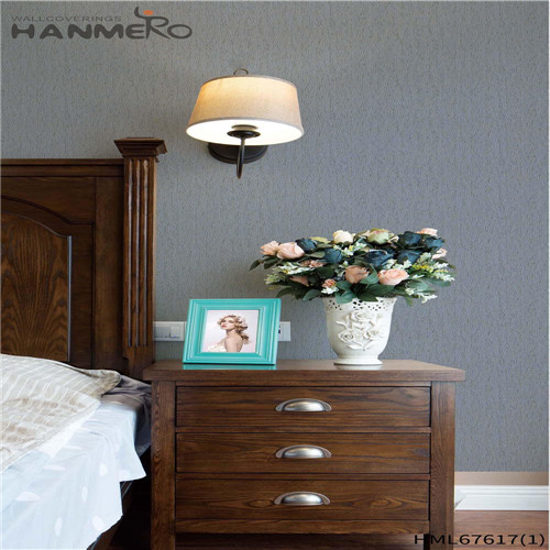 HANMERO PVC Simple Solid Color Technology Modern Kids Room contemporary wallpaper for home 0.53M