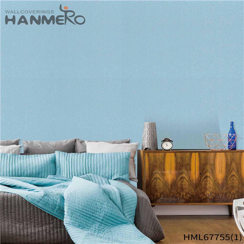HANMERO PVC Stocklot Solid Color Technology Pastoral 0.53M Kids Room wallpaper for room decoration