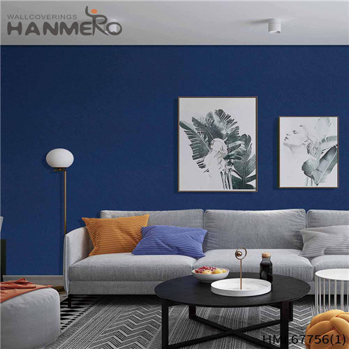 HANMERO Kids Room Stocklot Solid Color Technology Pastoral PVC 0.53M wallpapers for home price