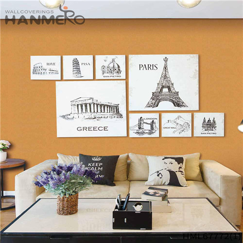 HANMERO PVC Stocklot Solid Color Technology Kids Room Pastoral 0.53M unique designer wallpaper