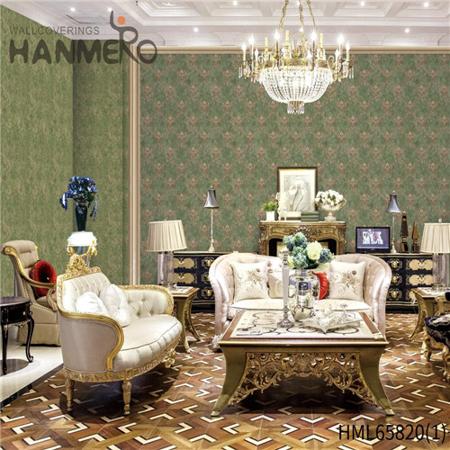 HANMERO 0.53*10M 3D Flowers Bronzing Pastoral Lounge rooms PVC wallpaper at home