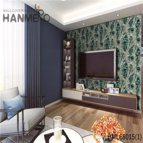 HANMERO Non-woven Luxury Technology Flowers Pastoral Living Room 0.53M design of wallpaper