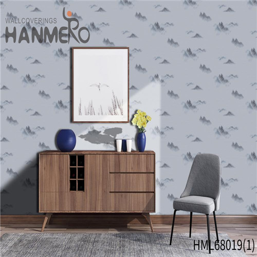 HANMERO Non-woven Flowers Luxury Technology Pastoral Living Room 0.53M wholesale wallpaper