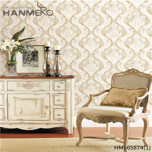 HANMERO PVC Specialized Flowers Deep Embossed Pastoral Home 0.53*10M living room wallpaper