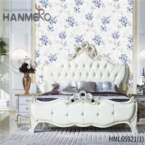 HANMERO PVC 0.53*10M Flowers Deep Embossed Pastoral Home Specialized victorian wallpaper