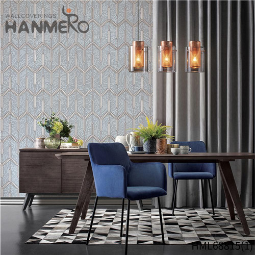 HANMERO wallpaper for the home Durable Geometric Technology Classic Restaurants 1.06M PVC