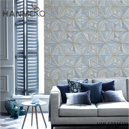 HANMERO PVC Durable 1.06M Technology Classic Restaurants Geometric wallpaper vendors