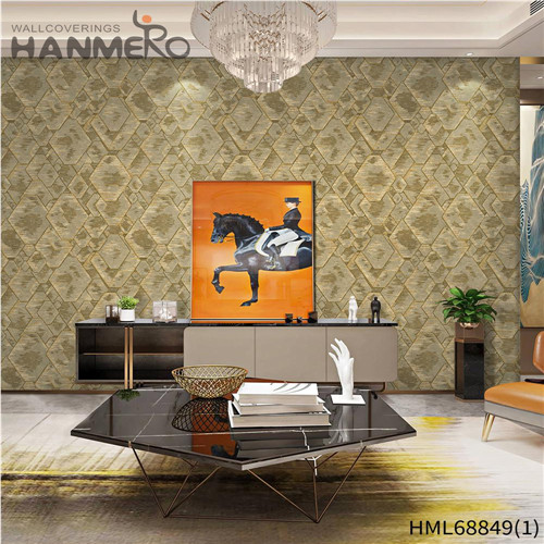 HANMERO PVC Durable Geometric 1.06M Classic Restaurants Technology decorative paper for walls