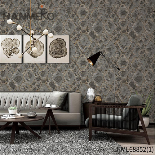 HANMERO PVC Durable Geometric Technology Classic 1.06M Restaurants home decor wallpaper ideas