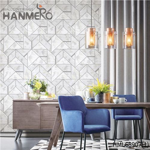 HANMERO 1.06*15.6M Seamless Geometric Technology European Nightclub PVC company wallpaper