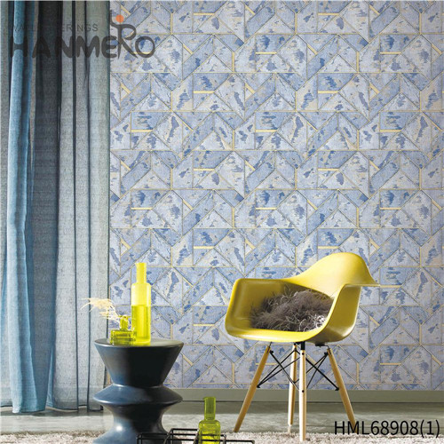 HANMERO PVC 1.06*15.6M Geometric Technology European Nightclub Seamless removable wallpaper sale