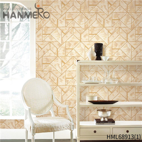 HANMERO PVC Seamless Geometric Technology 1.06*15.6M Nightclub European wallpaper on wall design
