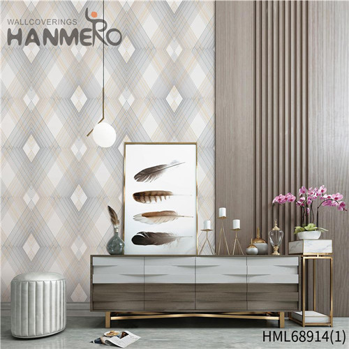 HANMERO PVC Seamless Geometric Technology European 1.06*15.6M Nightclub design wallpaper online