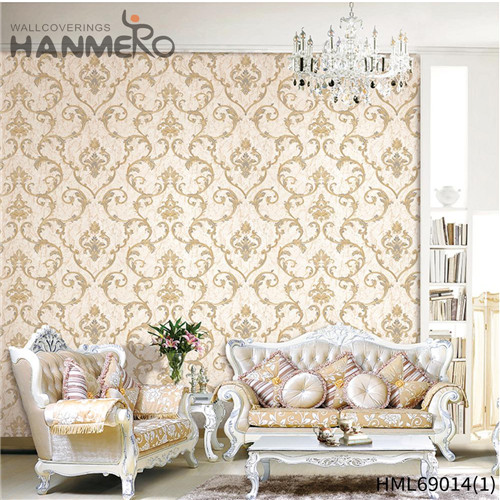 HANMERO 1.06*15.6M Wholesale Flowers Deep Embossed European House PVC wallpaper house and home
