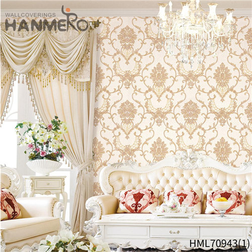 HANMERO wallpaper collection Decor Flowers Deep Embossed European Sofa background 1.06*15.6M PVC