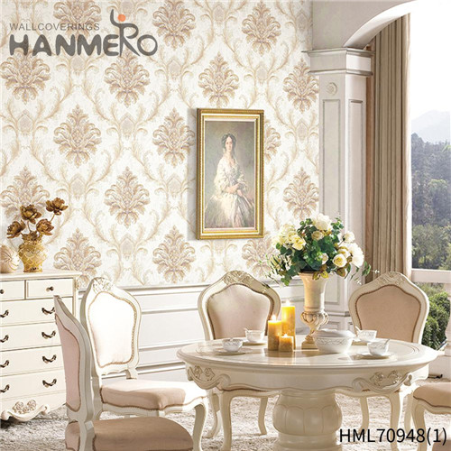 HANMERO PVC Decor Flowers best wallpapers for home walls European Sofa background 1.06*15.6M Deep Embossed