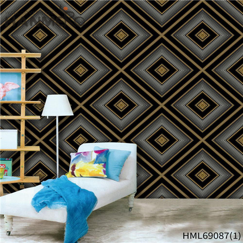 HANMERO 3d wallpaper Hot Selling Geometric Technology Modern Photo studio 0.53M PVC