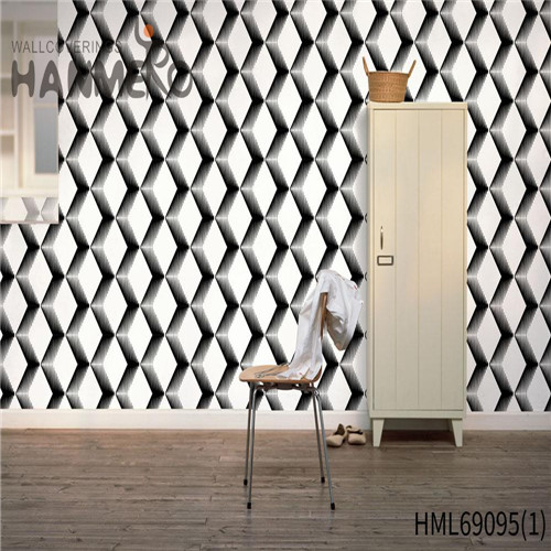 HANMERO PVC Hot Selling Geometric design wallpaper Modern Photo studio 0.53M Technology