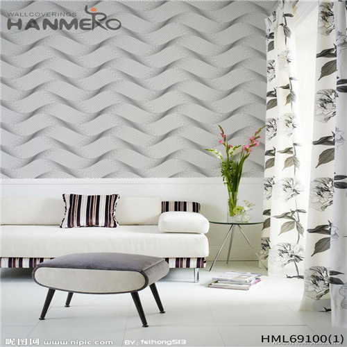 HANMERO 0.53M Hot Selling Geometric Technology Modern Photo studio PVC wallpaper designs for kitchen