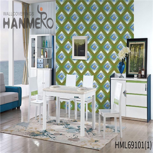 HANMERO PVC 0.53M Geometric Technology Modern Photo studio Hot Selling design house wallpaper