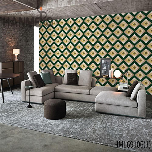 HANMERO PVC Hot Selling Geometric 0.53M Modern Photo studio Technology home wall wallpaper