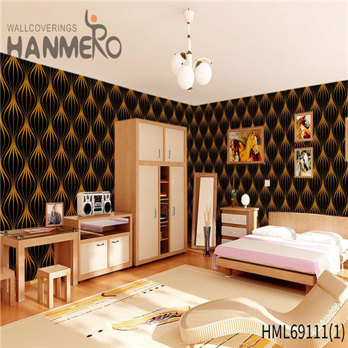 HANMERO PVC Hot Selling Geometric Technology Modern 0.53M Photo studio wallpaper decoration for bedroom