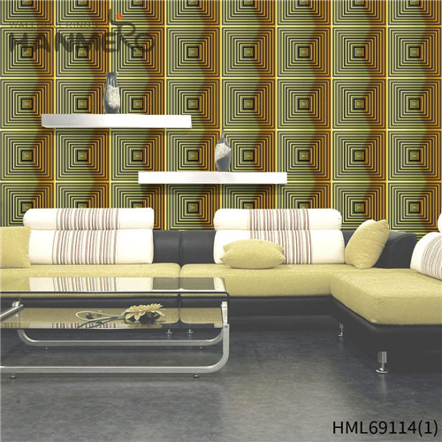 HANMERO PVC Photo studio Geometric Technology Modern Hot Selling 0.53M home wallpaper price