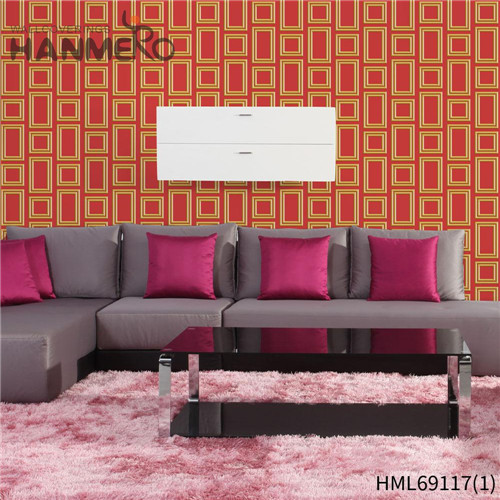 HANMERO PVC Hot Selling Photo studio Technology Modern Geometric 0.53M victorian wallpaper