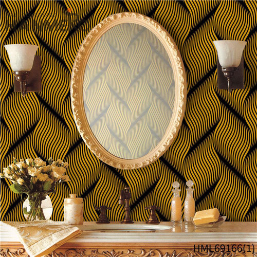 HANMERO PVC Standard Geometric Flocking Classic wallpaper designs for the home 0.53M Restaurants