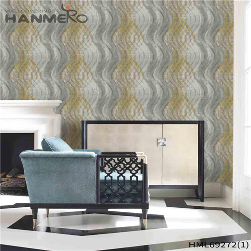 HANMERO PVC Decoration Geometric Technology commercial wallpaper Home Wall 1.06*15.6M European
