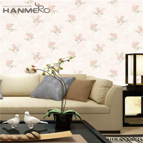 HANMERO PVC Seamless Flowers Bronzing temporary wallpaper sale Lounge rooms 0.53*10M European