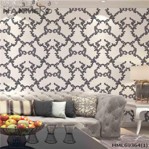 HANMERO PVC 0.53*10M Flowers Bronzing European Lounge rooms Seamless wallpaper purchase online