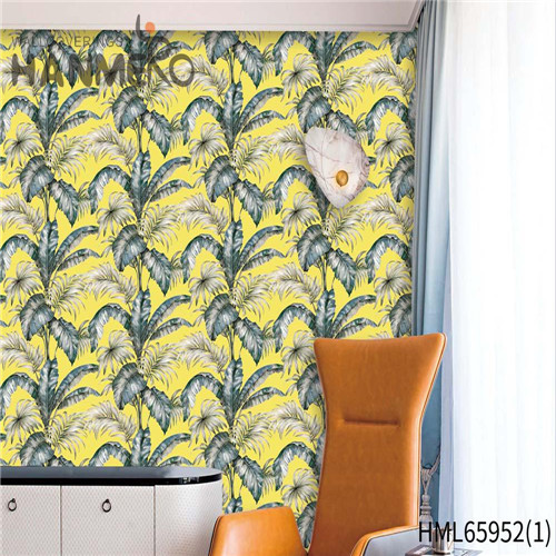 HANMERO house wallpaper Fancy Floral Bronzing Pastoral Living Room 0.53M Non-woven