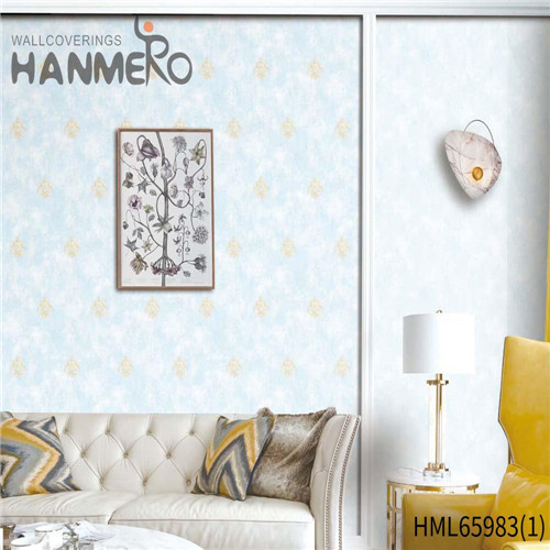 HANMERO Non-woven 0.53M Floral Bronzing Pastoral Living Room Fancy designer wallpaper walls