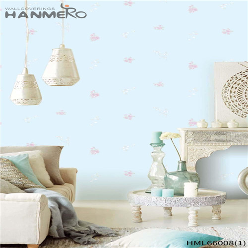 HANMERO Non-woven Living Room Floral Bronzing Pastoral Fancy 0.53M wallpaper direct