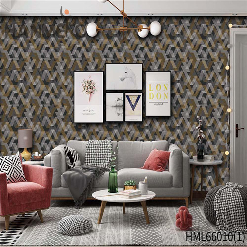 HANMERO Non-woven Fancy Living Room Bronzing Pastoral Floral 0.53M wallpaper design home decoration