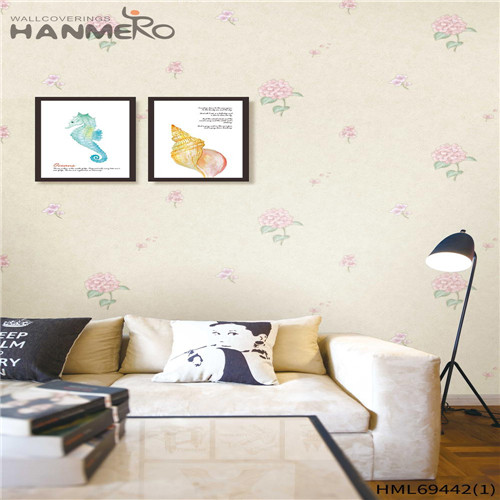 HANMERO PVC Top Grade 0.53*10M Deep Embossed Chinese Style House Flowers buy bedroom wallpaper