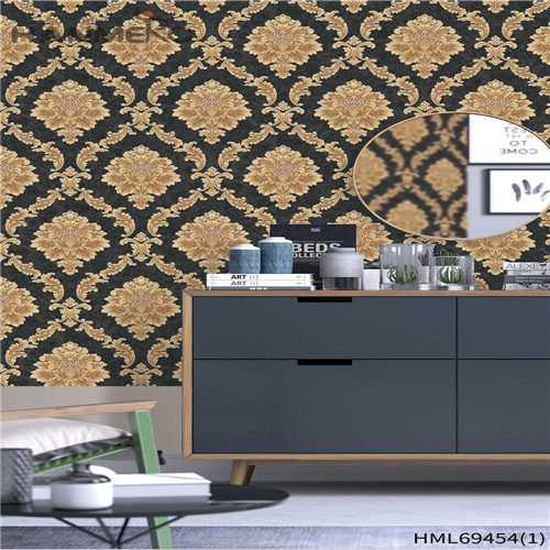 HANMERO PVC Top Grade Flowers Deep Embossed 0.53*10M House Chinese Style online wallpapers for home