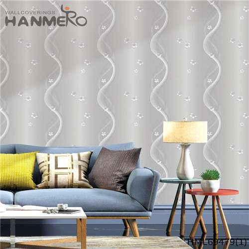 HANMERO PVC House Flowers Deep Embossed Chinese Style Top Grade 0.53*10M brown wallpaper