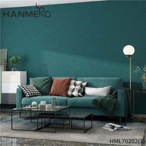 HANMERO Non-woven Removable Geometric Deep Embossed European Study Room 0.53*10M wallpaper online