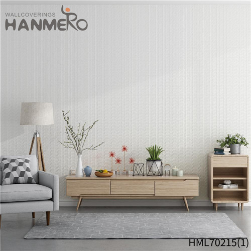HANMERO Non-woven Removable Geometric Deep Embossed wallpaper for the home Study Room 0.53*10M European