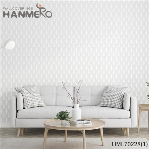 HANMERO Non-woven Removable Geometric Deep Embossed European 0.53*10M Study Room wallpaper coverings