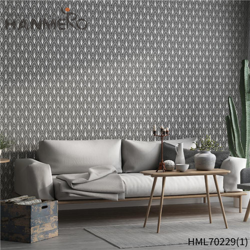 HANMERO Study Room Removable Geometric Deep Embossed European Non-woven 0.53*10M kitchen wallpaper borders